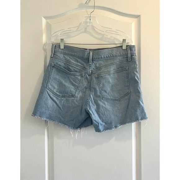 J. Crew High-rise midlength denim short in harbor wash - Picture 4 of 10